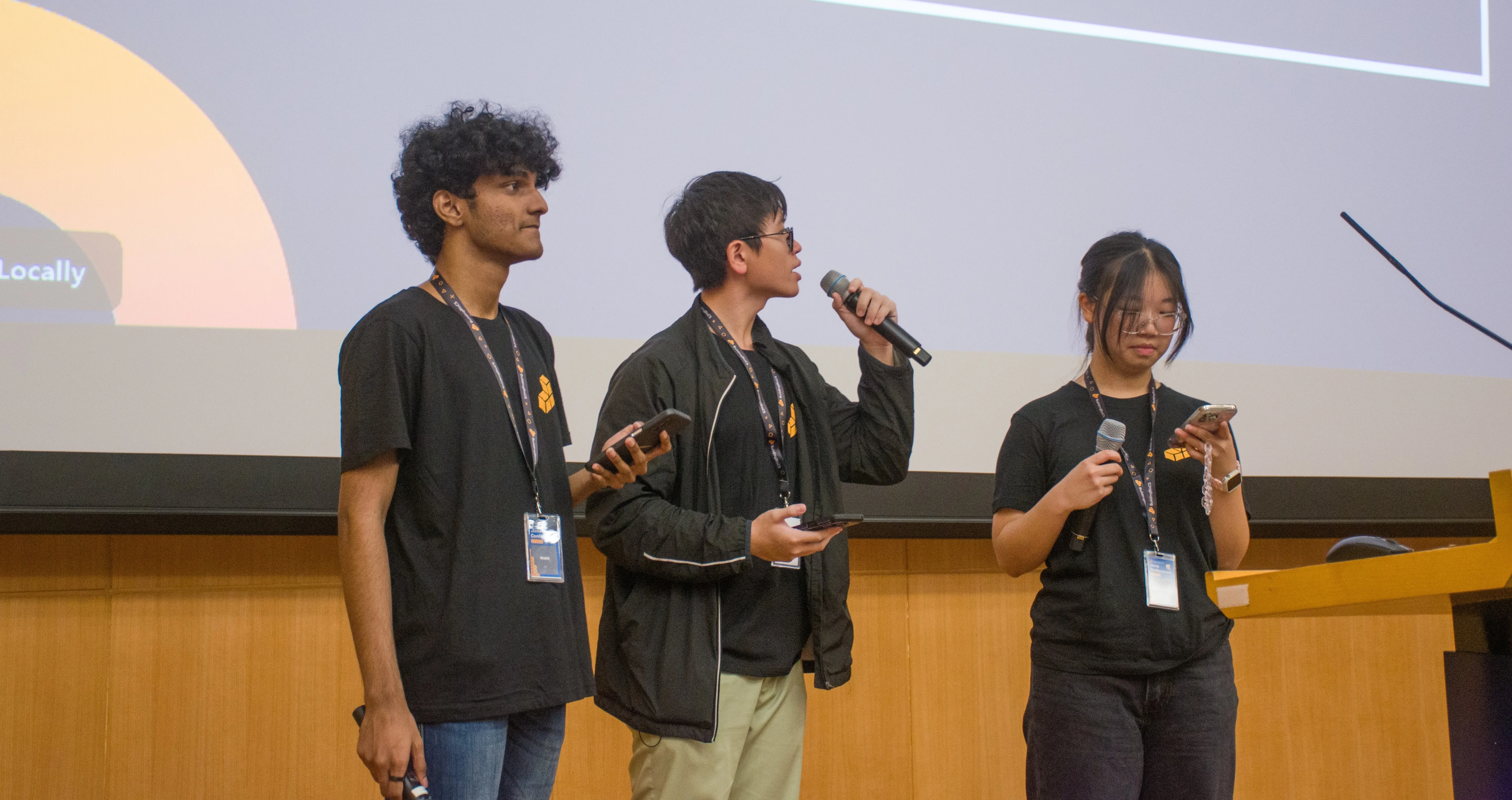 Students at a BuildingBloCS event